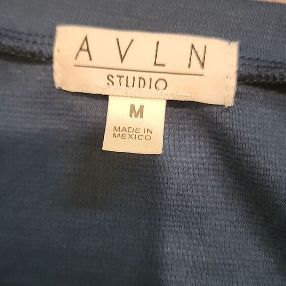 AVLN studio teal side ruched tank dress sz med - Picture 7 of 9